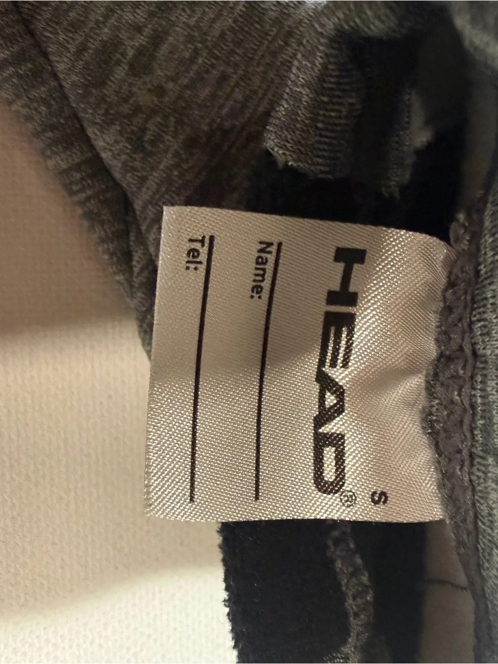 Head Grey Gloves with Pink Logo - Touchscreen Friendly